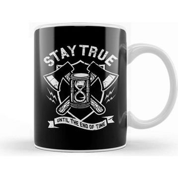 Baskı Dükkanı Stay True Mural Kupa