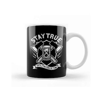Baskı Dükkanı Stay True Mural Kupa