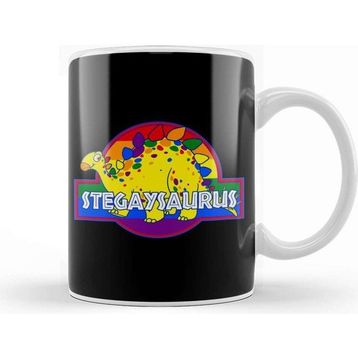 Baskı Dükkanı Stegaysaurus Pride Dinosaur Kupa