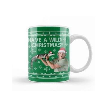 Baskı Dükkanı Steve Irwin Have A Wild Christmas Kupa