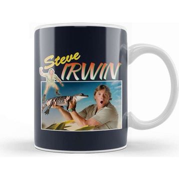 Baskı Dükkanı Steve Irwin Montage Kupa