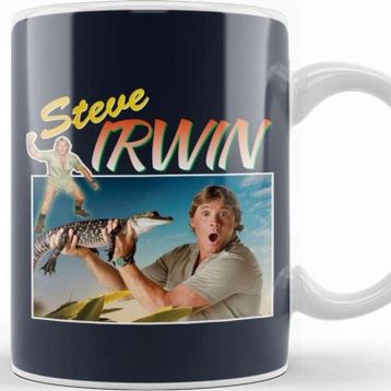 Baskı Dükkanı Steve Irwin Montage Kupa