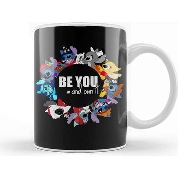 Baskı Dükkanı Stitch Be You and Own Kupa