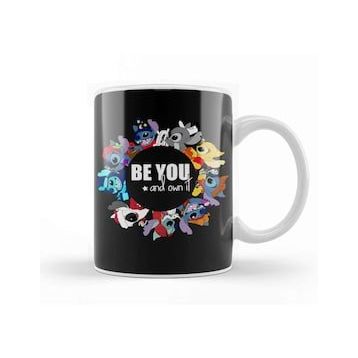 Baskı Dükkanı Stitch Be You and Own Kupa