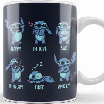 Baskı Dükkanı Stitch Monster Emotions Kupa