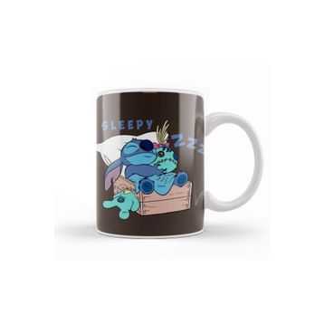 Baskı Dükkanı Stitch Sleepy Cute Kupa