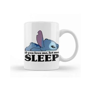 Baskı Dükkanı Stitch Sleepy Kupa