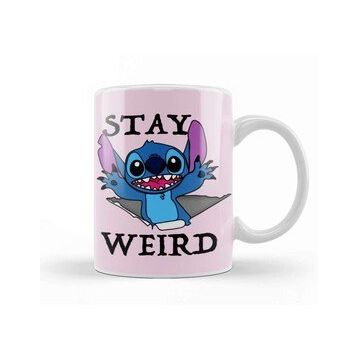 Baskı Dükkanı Stitch Stay Weird Kupa