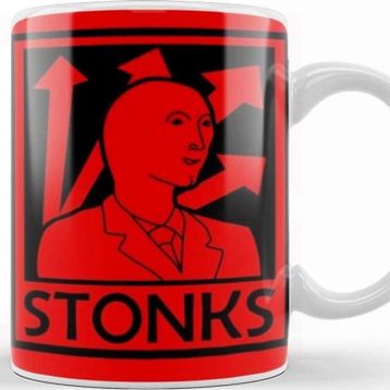 Baskı Dükkanı Stonks 03 Kupa