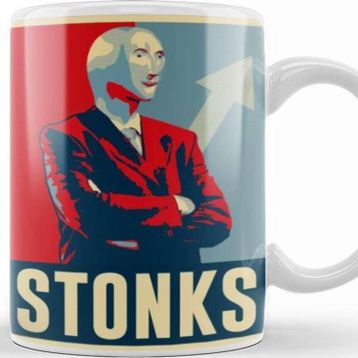 Baskı Dükkanı Stonks Wall Street Bets Kupa
