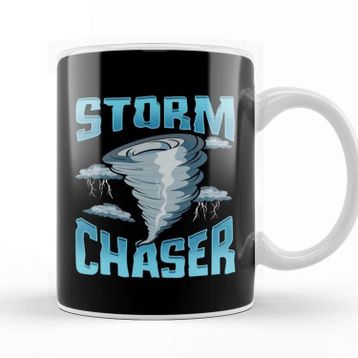 Baskı Dükkanı Storm Chaser Severe Weather Tornado Obsessed Kupa