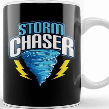 Baskı Dükkanı Storm Chaser Tornado Hurricane Thunderstorms Kupa