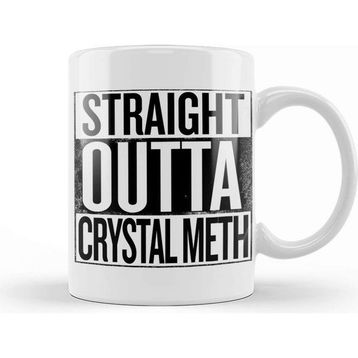 Baskı Dükkanı Straight Outta Crystal Meth Breaking Bad Kupa