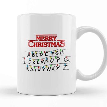Baskı Dükkanı Stranger Christmas Kupa