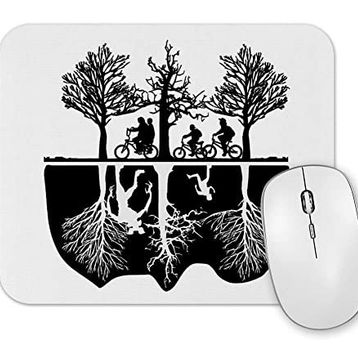 Baskı Dükkanı Stranger Things Bisiklet Mouse Pad