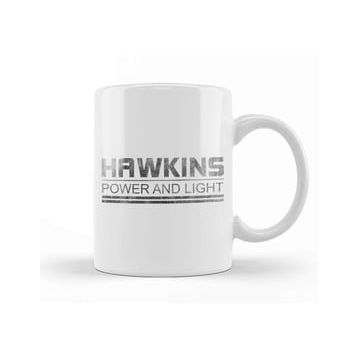 Baskı Dükkanı Stranger Things Hawkins Power And Light Kupa