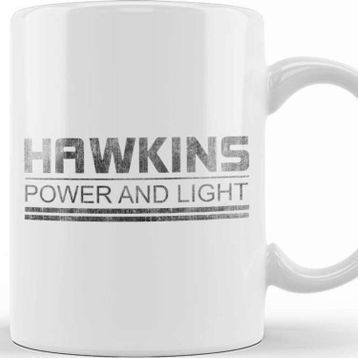 Baskı Dükkanı Stranger Things Hawkins Power And Light Kupa