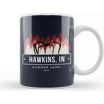 Baskı Dükkanı Stranger Things Hawkins Summer Camp Kupa