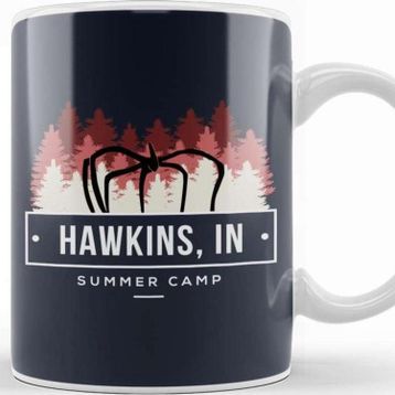 Baskı Dükkanı Stranger Things Hawkins Summer Camp Kupa