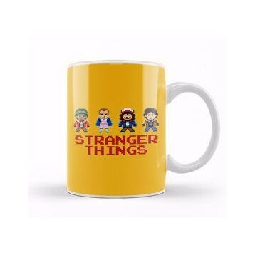 Baskı Dükkanı Stranger Things Pixel Characters 2 Kupa