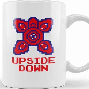 Baskı Dükkanı Stranger Things Upside Down Porselen Kupa