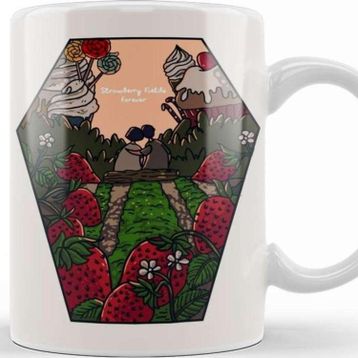 Baskı Dükkanı Strawberry Fields Forever 04 Kupa
