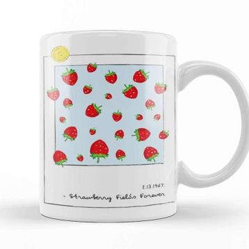 Baskı Dükkanı Strawberry Fields Forever Kupa
