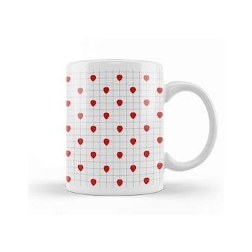 Baskı Dükkanı Strawberry Strawberries Retro Kupa