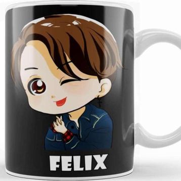Baskı Dükkanı Stray Kids Felix Chibi Kupa