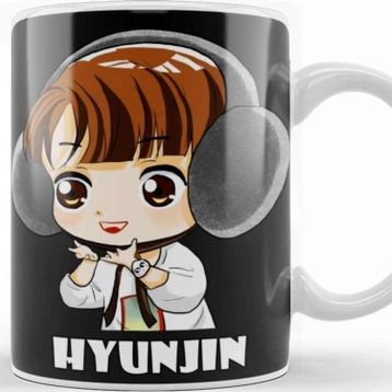 Baskı Dükkanı Stray Kids Hyunjin Chibi Kupa