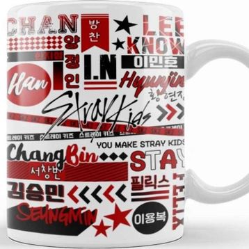 Baskı Dükkanı Stray Kids K Pop Kupa