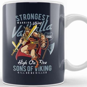Baskı Dükkanı Strongest Warrior Viking Valhalla Kupa