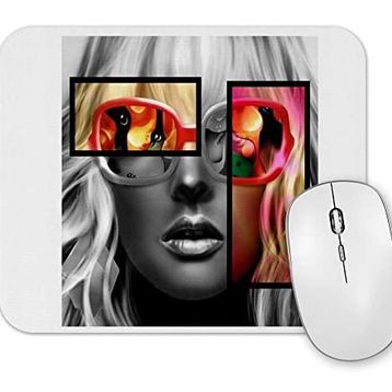 Baskı Dükkanı Style Kız Mouse Pad