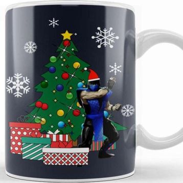 Baskı Dükkanı Sub Zero Around The Christmas Tree Mortal Kombat Kupa