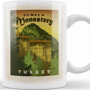 Baskı Dükkanı Sumela Manastırı Kupa