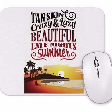 Baskı Dükkanı Summer Nights Mouse Pad