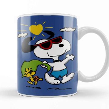 Baskı Dükkanı Summer Snoopy 01 Kupa