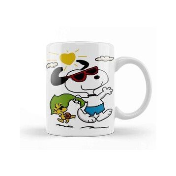 Baskı Dükkanı Summer Snoopy Kupa
