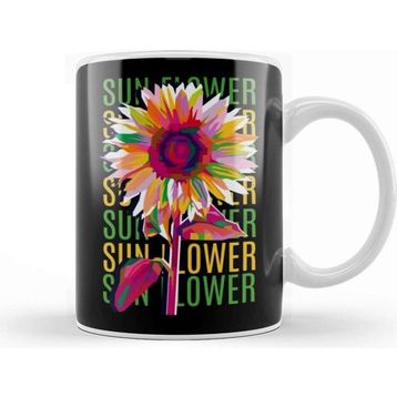 Baskı Dükkanı Sun Flowers Kupa