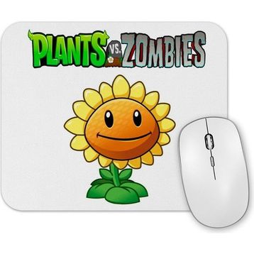 Baskı Dükkanı Sunflower Plants ve Zombies Mouse Pad