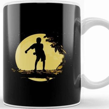 Baskı Dükkanı Sunset Flossing Silhouette Kupa