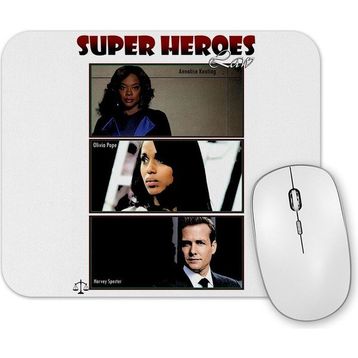 Baskı Dükkanı Super Herois Direito Mouse Pad