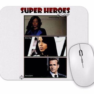 Baskı Dükkanı Super Herois Direito Mouse Pad