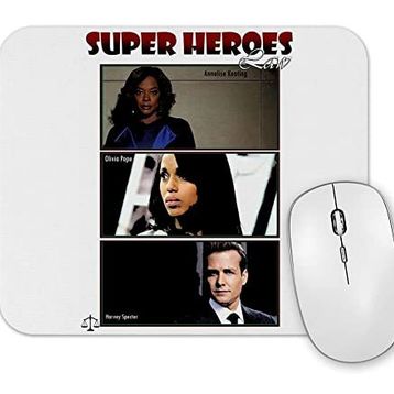 Baskı Dükkanı Super Herois Direito Mouse Pad