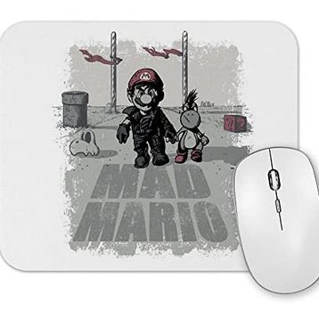 Baskı Dükkanı Super Mario Atari Mad Mario Mouse Pad