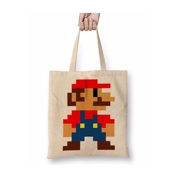 Baskı Dükkanı Süper Mario Nintendo Atari Bez Çanta