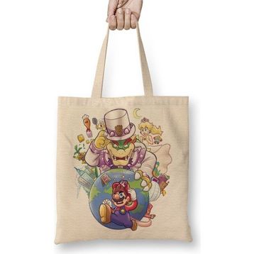 Baskı Dükkanı Super Mario Odyssey Bez Çanta