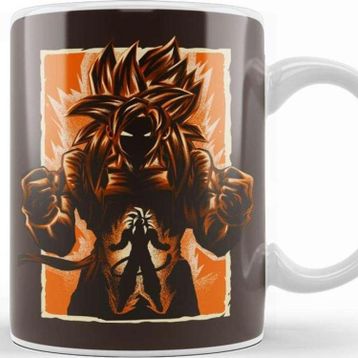 Baskı Dükkanı Super Saiyan Super Attack Saiyan Kupa