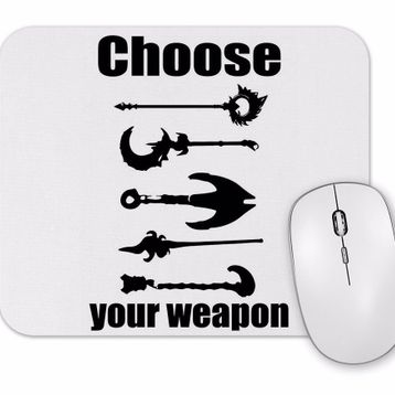 Baskı Dükkanı Support Choose Your Weapon Mouse Pad