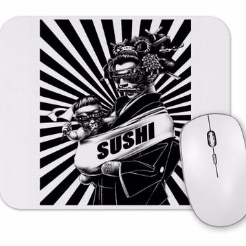 Baskı Dükkanı Sushi Mouse Pad